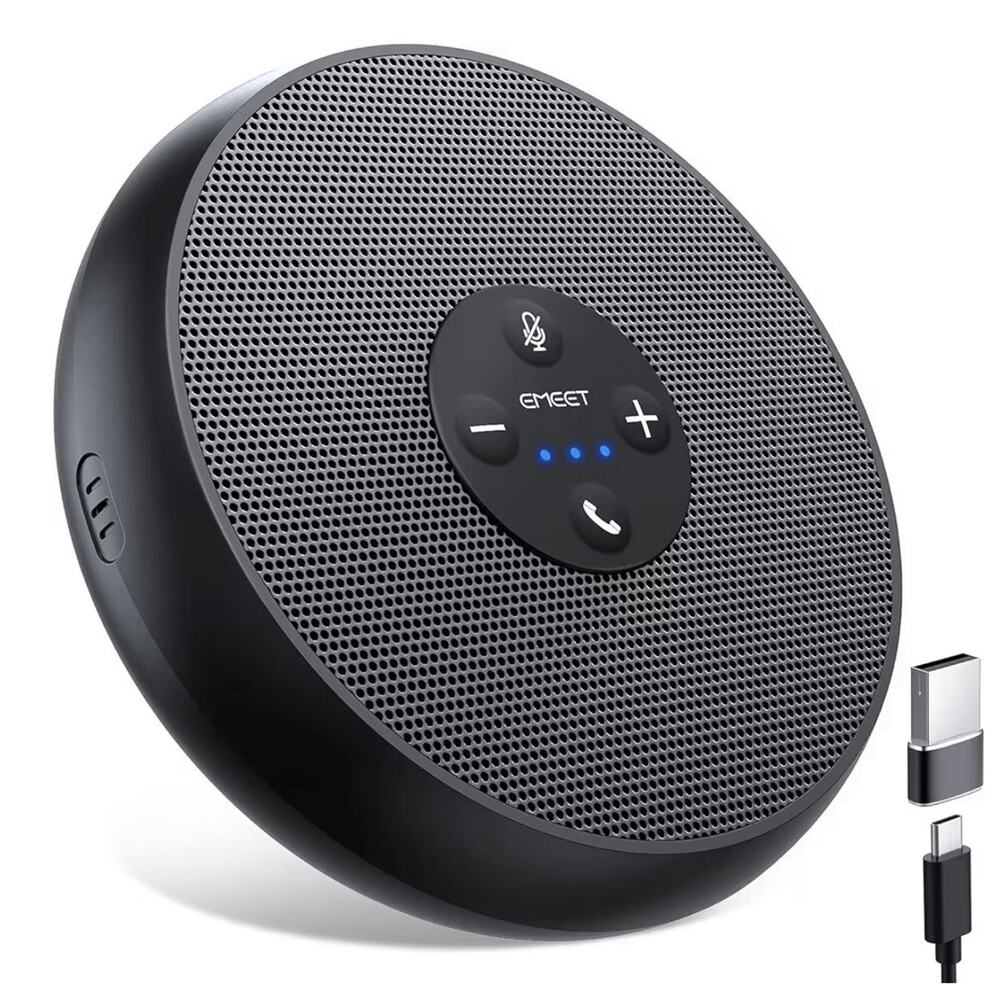 EMEET OfficeCore M1A USB Speakerphone Zoom Certified 360° Mic Open Box New